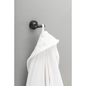 Voisin Double Towel Hook Bath Hardware Accessory in Matte Black