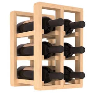 Insta Cellar, 6-Bottle Display, 2 Column Standard Extender Rack, Unstained Pine without Clear Coat, Wine Rack