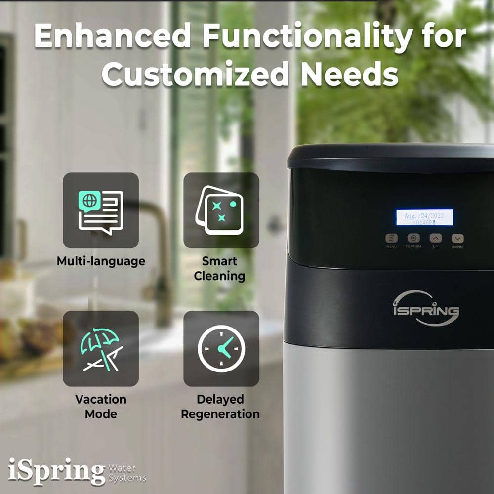 Gray Stainless Steel Whole House Water Filtration System