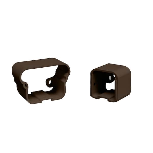 Pegatha Brown Textured Aluminum Return Bracket