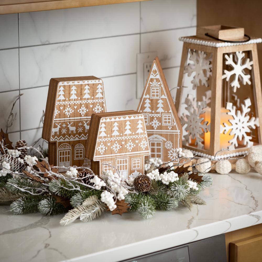 Cream Cotton Beaded Christmas Garland, 72 Inches