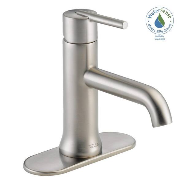 Delta Trinsic Single Hole Single-Handle Bathroom Faucet in