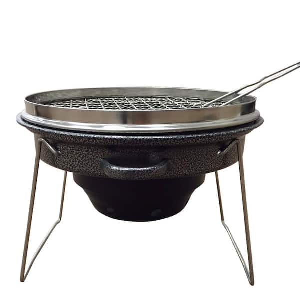 Unbranded Outdoor Tailgating Grill - Portable Stainless Steel and Carbon Steel Charcoal Grill