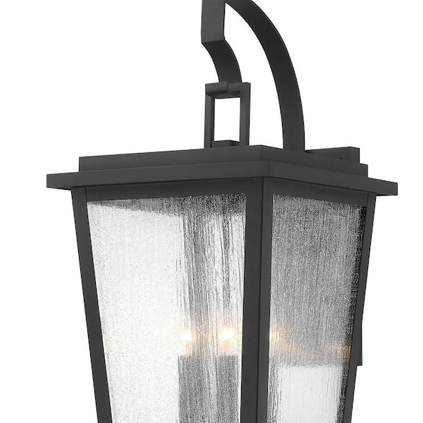 Minka Lavery Cantebury 4-Light Sand Coal with Gold Accents Outdoor