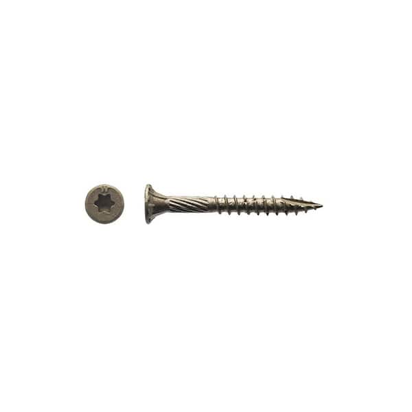 BIG TIMBER #9 x 1-1/2 in. Bronze Star Drive Flat Head Wood Screw (3500-Pack)