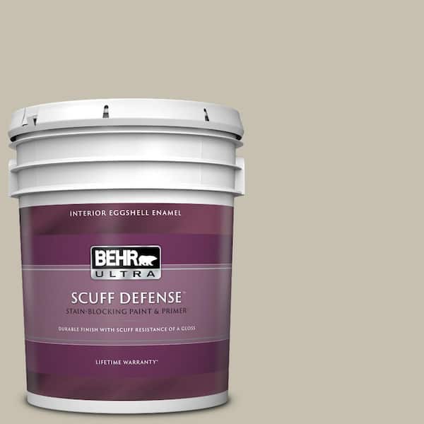 BEHR ULTRA 5 gal. #PPU8-17 Fortress Stone Extra Durable Eggshell Enamel Interior Paint & Primer