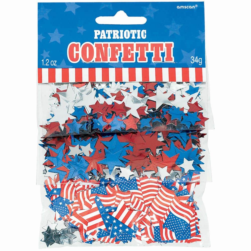 UPC 013051257071 product image for Amscan Star Spangled Banner Confetti (4-Pack) | upcitemdb.com