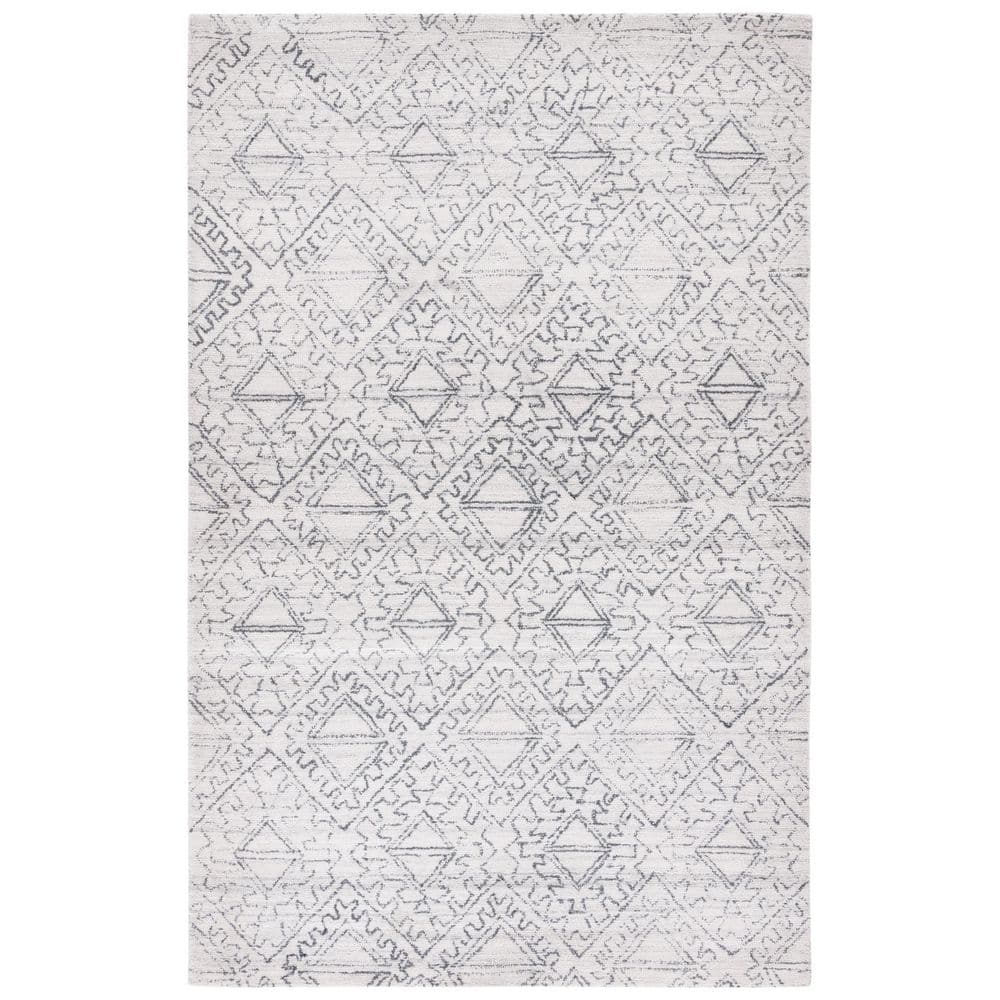 Casablanca 3 ft. x 5 ft. Ivory/Black Distressed Geometric Area Rug price history on PriceWatchPro