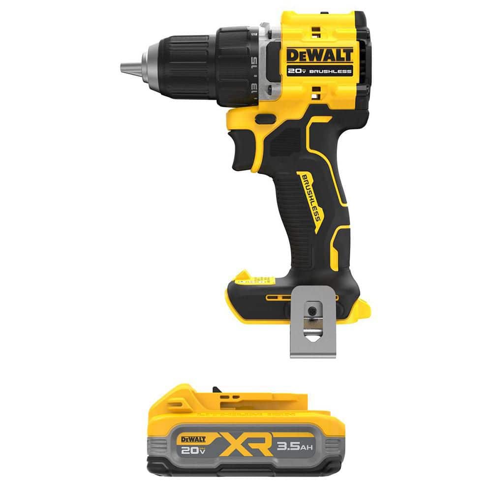 ATOMIC 20V MAX Lithium-Ion Brushless Cordless 1/2 in. Drill Driver with 20V MAX XR Powerstack Lithium-Ion 3. 5Ah Battery price history on PriceWatchPro