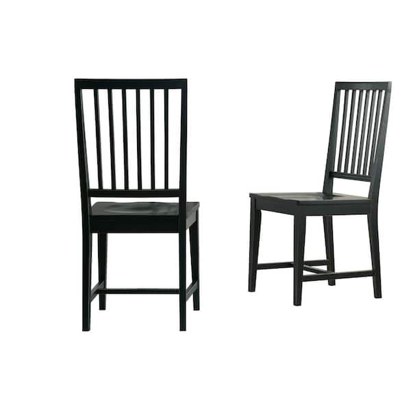 Alaterre Furniture Vienna Black Wood Side Chairs (Set of 2)
