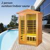 Xspracer Moray 4-Person Outdoor Infrared Sauna with 8 Far-Infrared