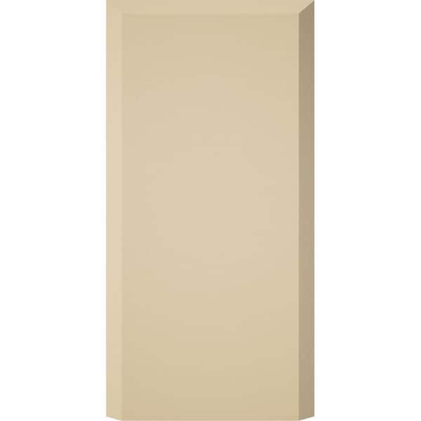 Ekena Millwork 3-in W x 6-in H x 1-in P Standard Foster Plinth Block with Beveled Edge (2-Pack)
