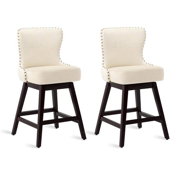 Off white bar stools set of 2 Clearance