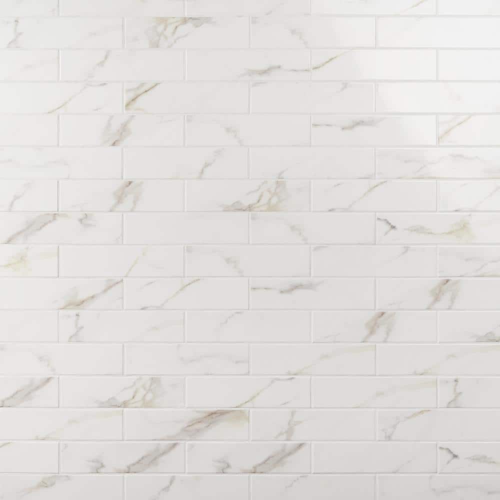 Arsenale Polished Beige Ceramic Subway Wall Tile