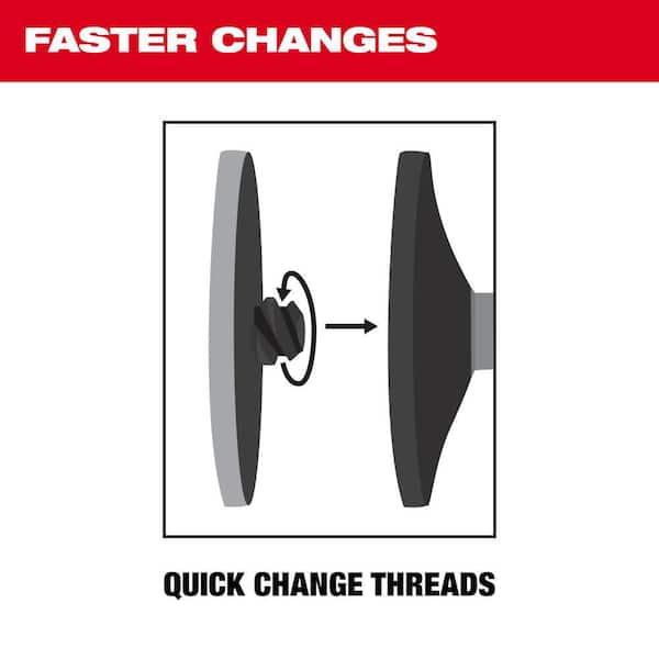 Milwaukee 2 in. Quick Change Disc Kit (10-Pieces)