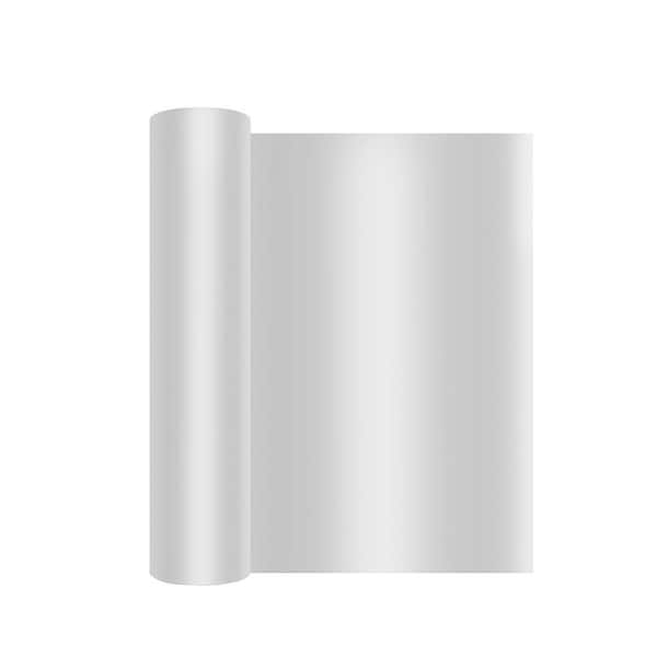 19.68 x 196.8 in. Industrial Roof Waterproof Anti-Corrosive Tape Cuttable Polyethylene for Outdoor Metal Roofs White