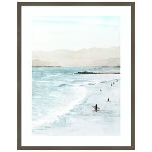 In the Surf II by Grace Popp 1-Piece Framed Giclee Nature Art Print 33 in. x 26 in.