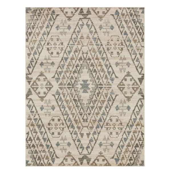 Mohawk Home Fleming Gray 6 ft. x 9 ft. Area Rug