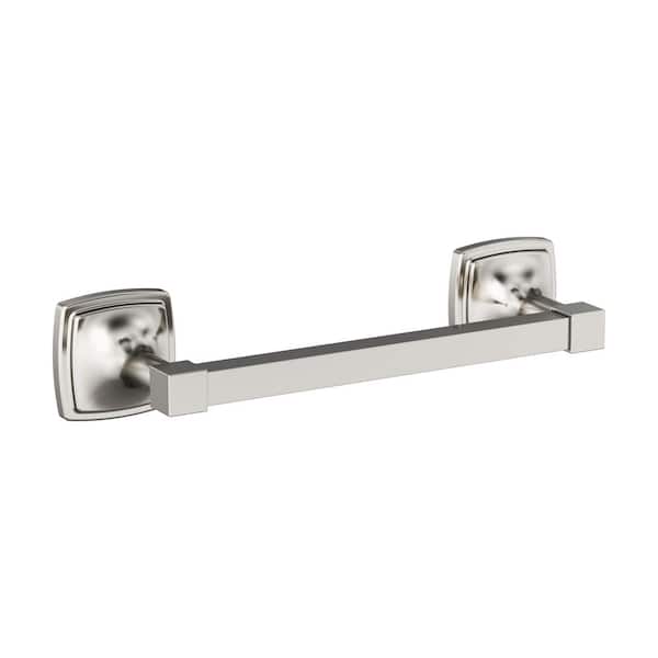 Stature 8 in. Wall Mounted Towel Bar in Polished Nickel