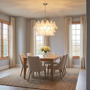 HINKLEY Sawyer Large 9-Light Aged Zinc Outdoor Hanging Chandelier