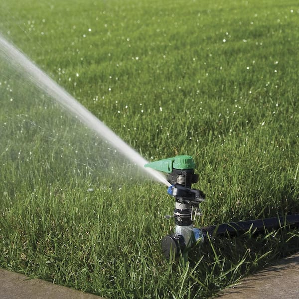 30x Irrigation Head Water Impact Sprinkler Full Circle Garden Lawn 1/2 Black 