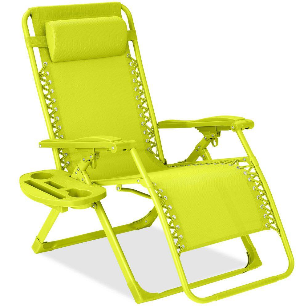 Best Choice Products Neon Metal Zero Gravity Folding Beach Chair