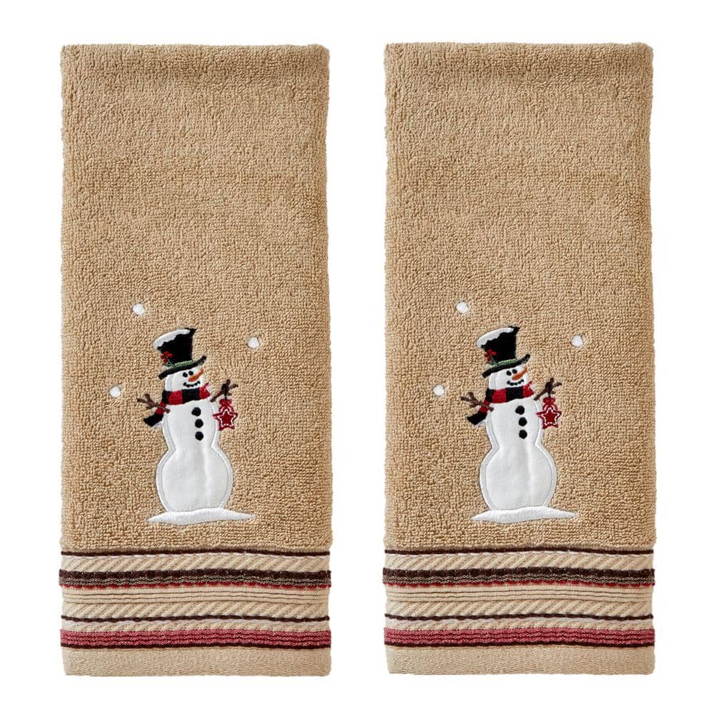 Mini Loaf Pan with Towel Set - Evening Snowman