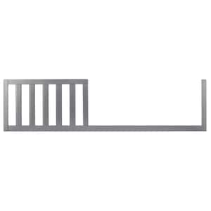 4-in-1 Gray Convertible Crib Rail I Easily Coverts to Toddler Bed