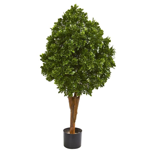 CAPHAUS 5 ft. Green Artificial Cedar Tree, Natural Faux Plants for Outside  Planter with Dried Moss, UV Resistant, Set of 2 HDFT-CHCD6001 - The Home  Depot