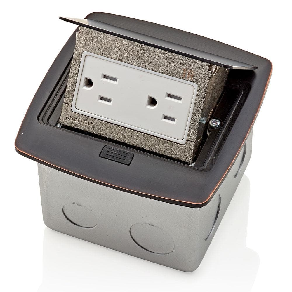Pop-Up Floor Box with 15 Amp, Tamper-Resistant Outlet, Bronze PFTR1-BZ price history on PriceWatchPro