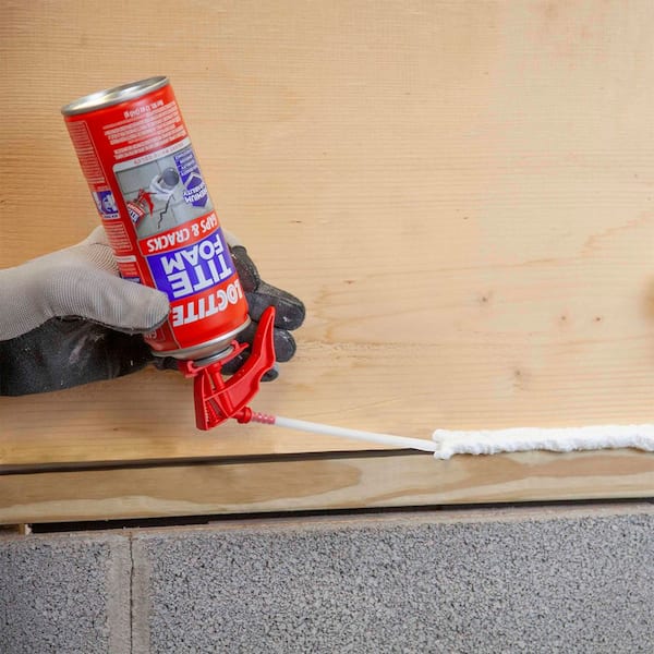 Loctite - TITE FOAM Gaps and Cracks Spray Foam, Bright White, 12 oz. Can, Insulating Spray Foam Sealant