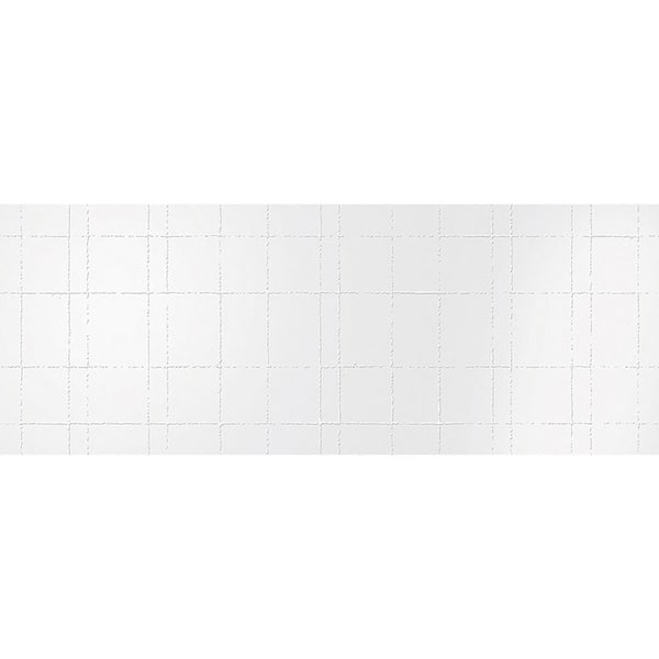 Apollo Tile Nimbus Cotton White 17.6 in. x 47 in. Textured Ceramic Rectangle Wall Tile (17.23 sq. ft./case) (3-pack)