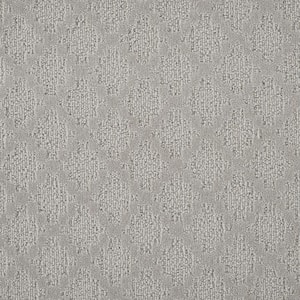 Intriguing - Feather - Gray 12 ft. 44 oz. Wool Texture Installed Carpet