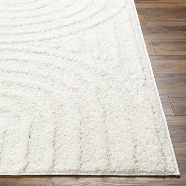 Sigrun Tan Modern 8 ft. x 10 ft. Indoor Area Rug