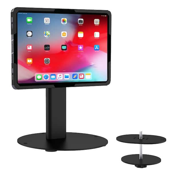 Universal Tablet Countertop Stand with Tilt for Tablets 9.7 in. to 13 in.-Black