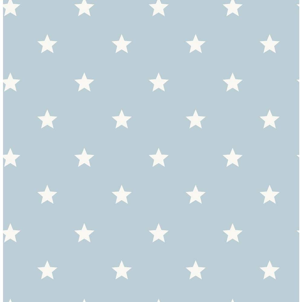 Starry Motif Light Blue Geometric Wallpaper Sample price history on PriceWatchPro