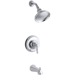 Bancroft 1-Handle 1-Spray 2.5 GPM Tub and Shower Faucet in Polished Chrome (Valve Not Included)