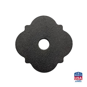 Outdoor Accents Mission Collection ZMAX, Black Powder-Coated Decorative Washer