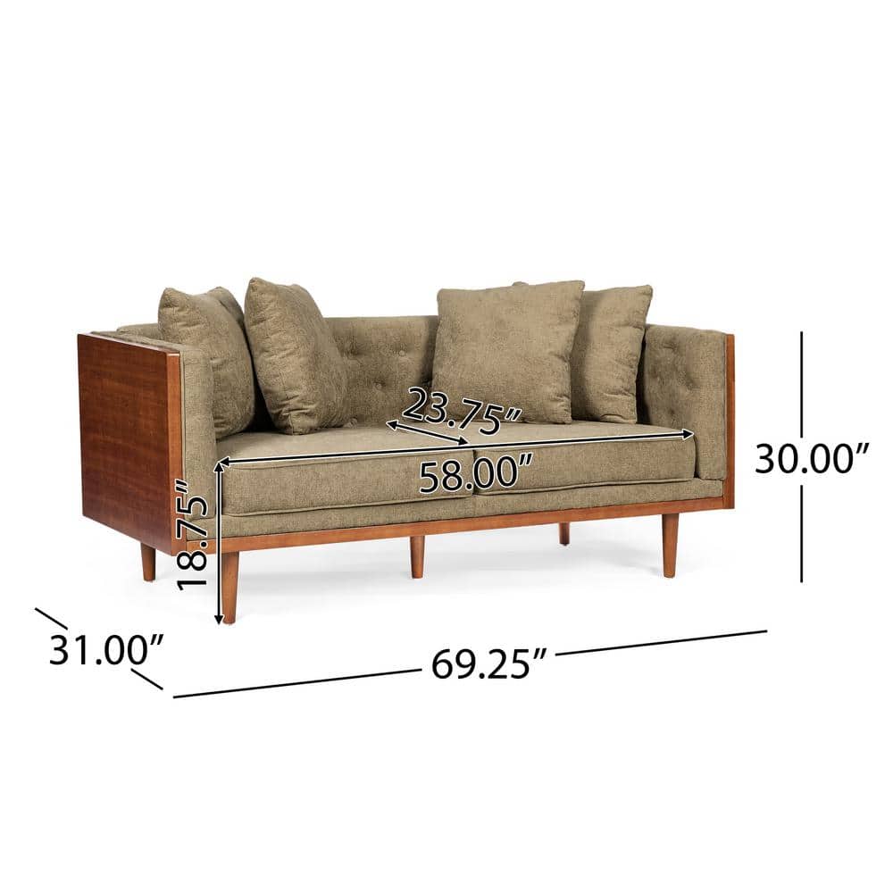Noble House Beeson 2-Seat 69.25 Noble House Beeson 2-Seat 69.25