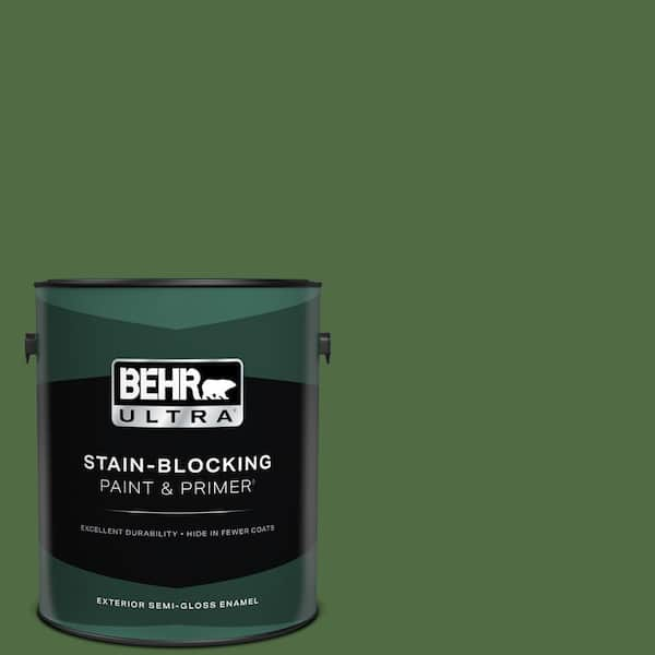 BEHR ULTRA 1 gal. #440D-7 Vineyard Semi-Gloss Enamel Exterior Paint & Primer