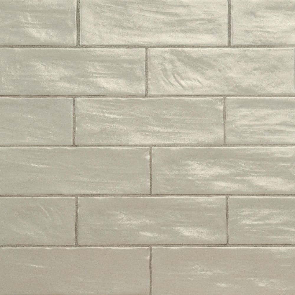 Zellyge Aloe Rectangle 2.5 in. x 6 in. Satin Green Ceramic Subway Wall Tile Sample price history on PriceWatchPro