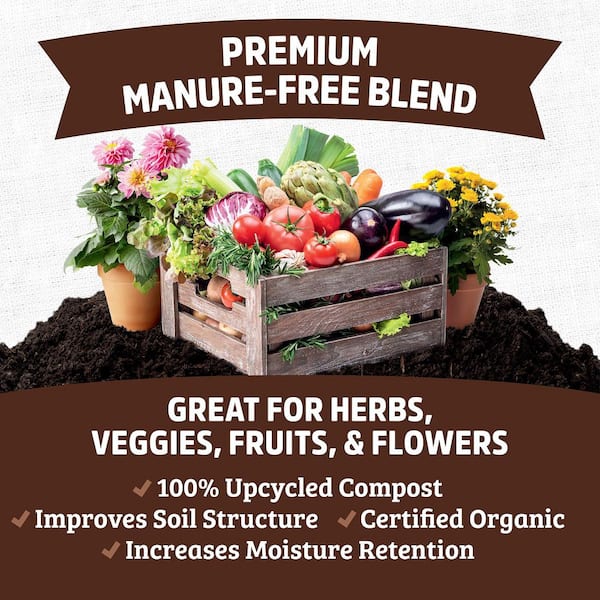 Organic Compost Soil Amendment (1 cu. ft. Bag)