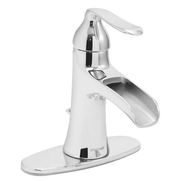 Speakman Caspian Single Hole Single Handle Bathroom Faucet in Polished Chrome