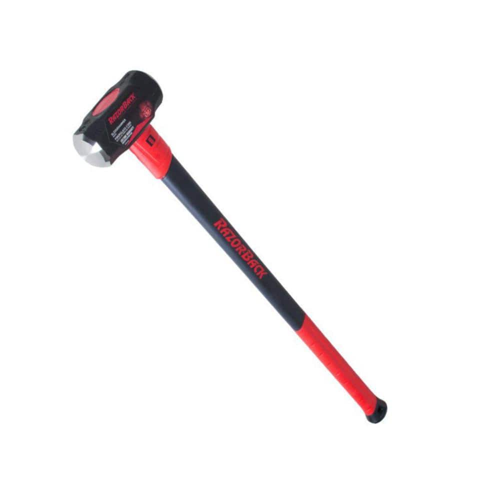 Razor-Back 8 lb. Sledge Hammer with 34 in. Fiberglass Handle 3113000 - The  Home Depot