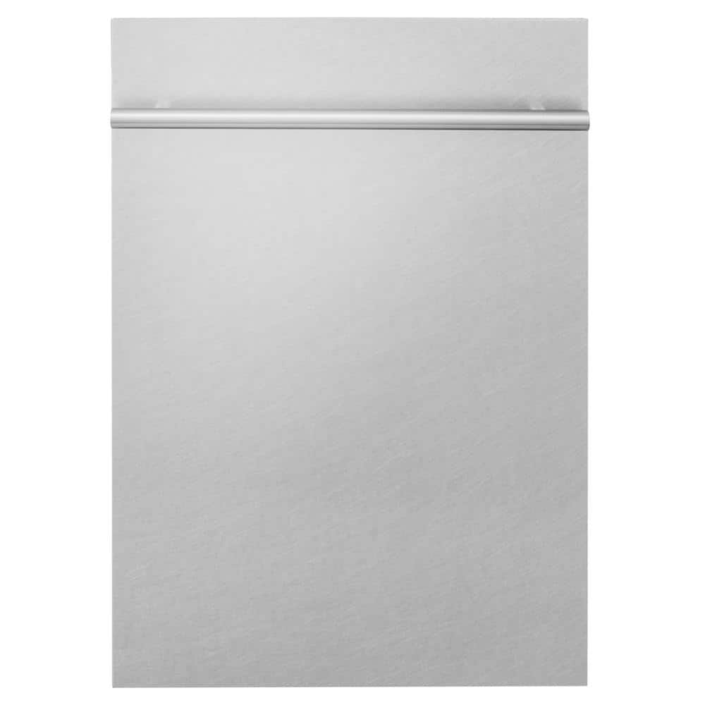 18 in. Top Control 6-Cycle Compact Dishwasher with 2 Racks in Fingerprint Resistant Stainless Steel & Modern Handle