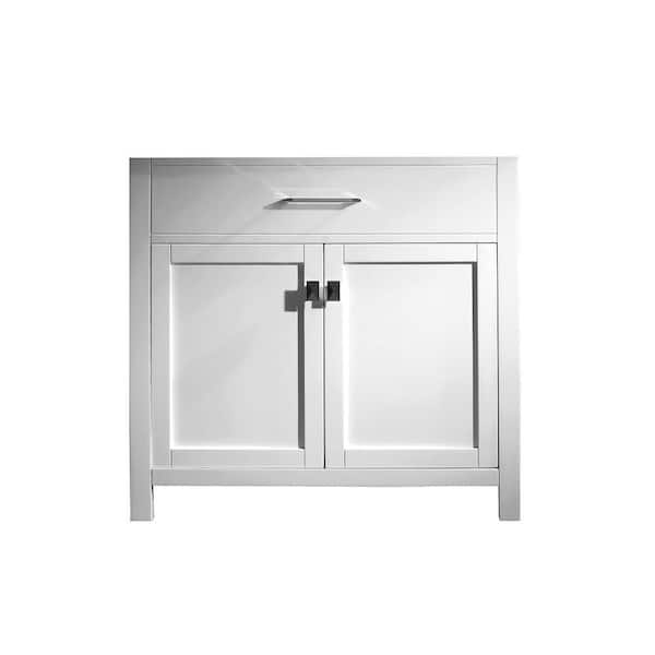 Virtu USA Caroline 36 in. W Bath Vanity Cabinet Only in White