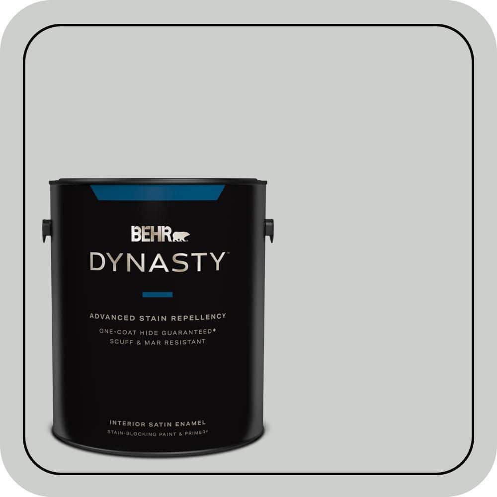1 gal. #N460-2 Planetary Silver Satin Enamel Stain-Blocking Interior Paint and Primer price history on PriceWatchPro
