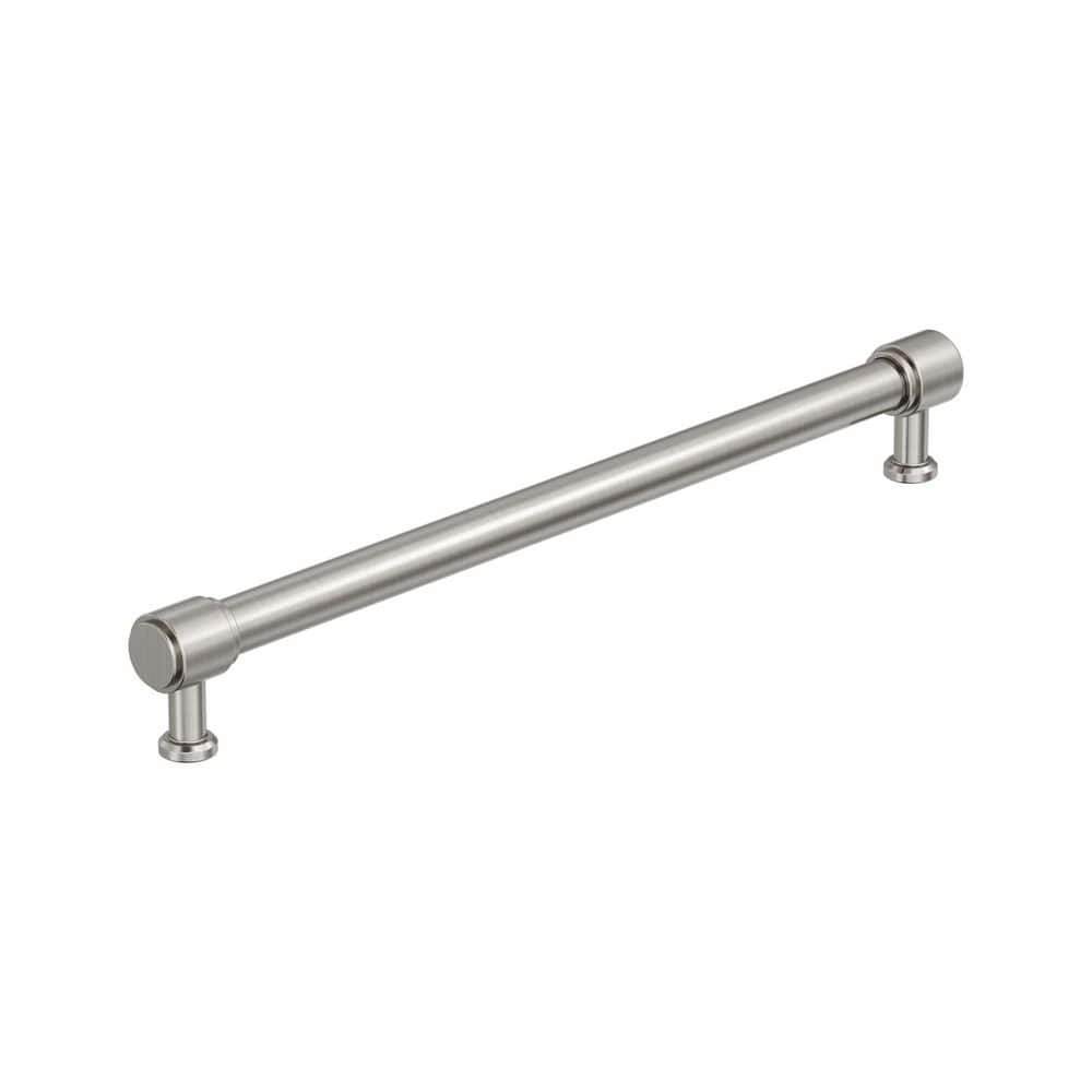 Faircrest 10-1/16 in. (256mm) Center-to-Center Satin Nickel Bar Cabinet Pull price history on PriceWatchPro