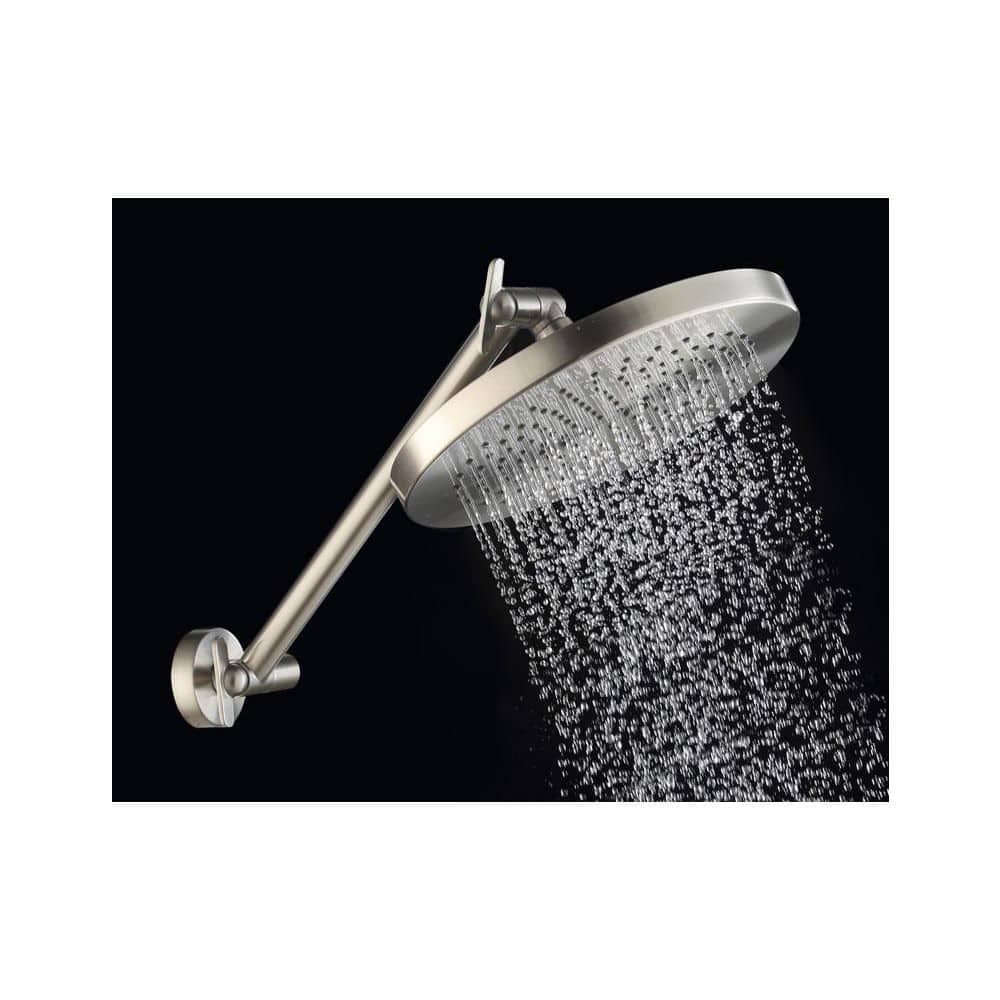 17'' Satin Nickel Adjustable Wall Mounted Shower Arm