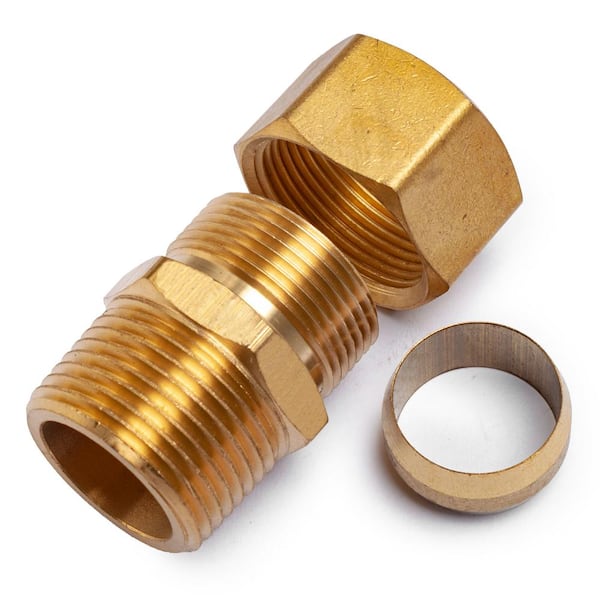 Compression Fitting Blanking Nut Cap Brass Pipe Plumbing Fittings 3/4 24mm  Tap